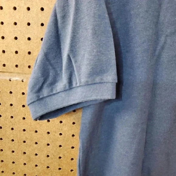 Jockey Mens Polo Shirt Blue XL Short Sleeve Embroidered Logo Button Up Top - Picture 9 of 11